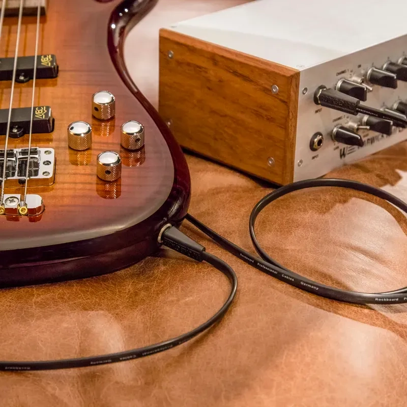 RockBoard Flat Enstrüman Kablosu, Siyah 3 Metre küçük görsel 4