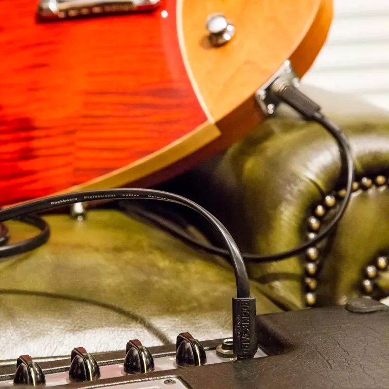 RockBoard Flat Enstrüman Kablosu, Siyah 3 Metre küçük görsel 8