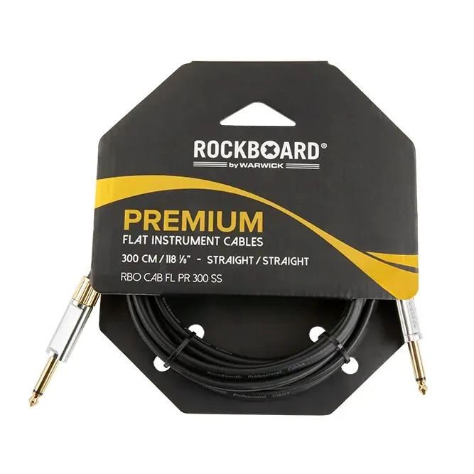 RockBoard Premium Flat Enstrüman Kablosu 3 Metre küçük görsel 3