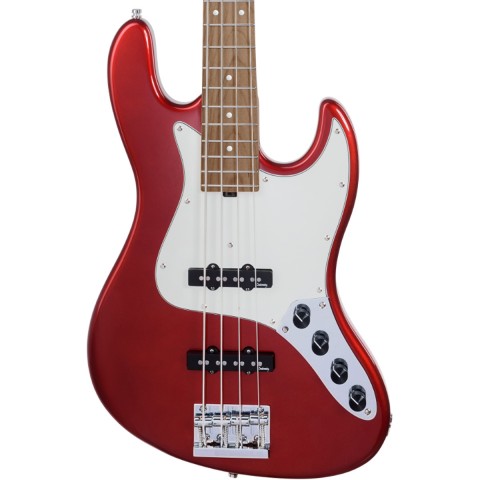 Sadowsky MetroExpress Vintage J/J 21 Perde 4 Telli Bas Gitar – Candy Apple Red Metallic High Polish küçük görsel 2