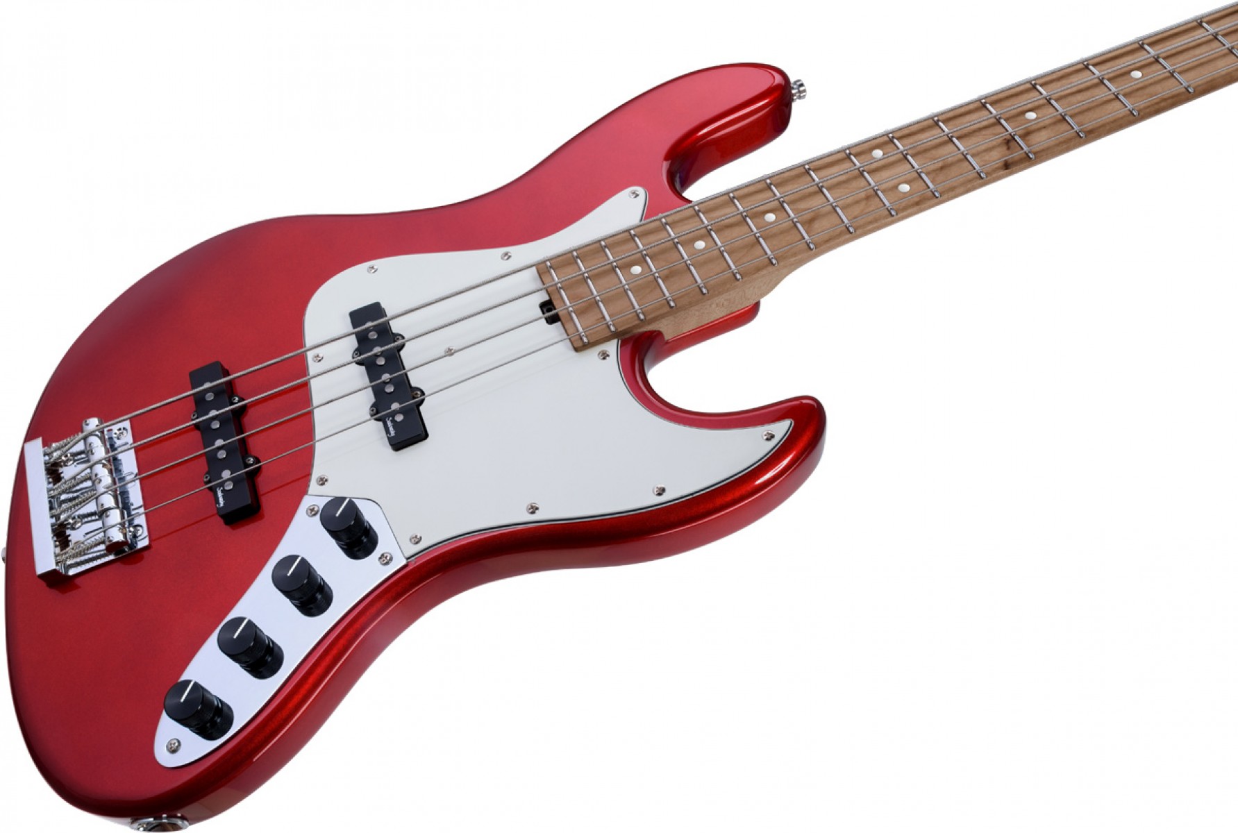 Sadowsky MetroExpress Vintage J/J 21 Perde 4 Telli Bas Gitar – Candy Apple Red Metallic High Polish küçük görsel 14