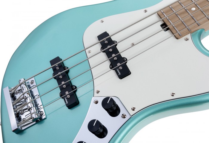 Sadowsky MetroExpress Vintage J/J 21 Perde 4 Telli Bas Gitar – Sage Green Metallic High Polish küçük görsel 7