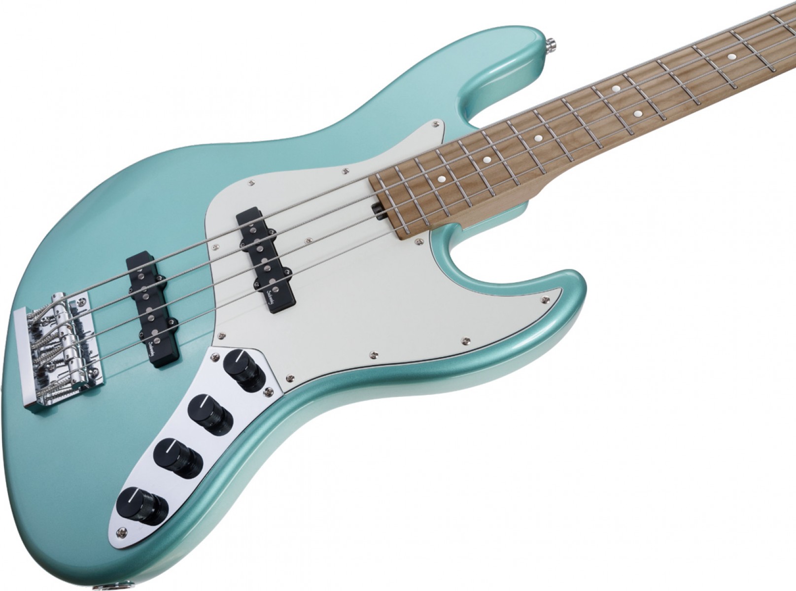 Sadowsky MetroExpress Vintage J/J 21 Perde 4 Telli Bas Gitar – Sage Green Metallic High Polish küçük görsel 14