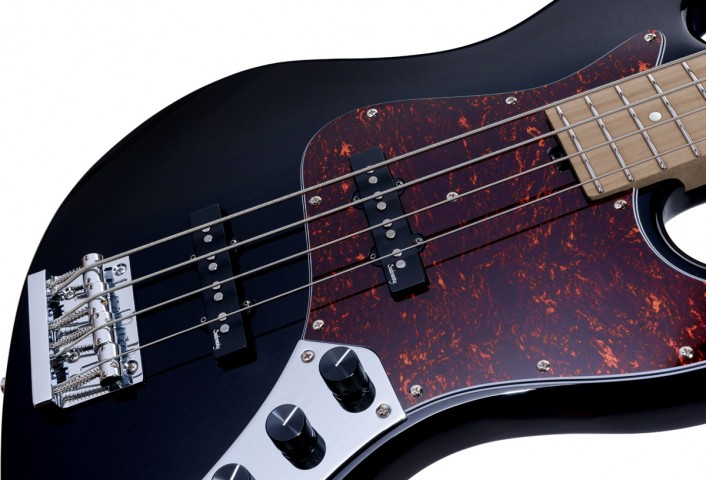 Sadowsky MetroExpress Vintage J/J 21 Perde 4 Telli Bas Gitar – Solid Black High Polish küçük görsel 7