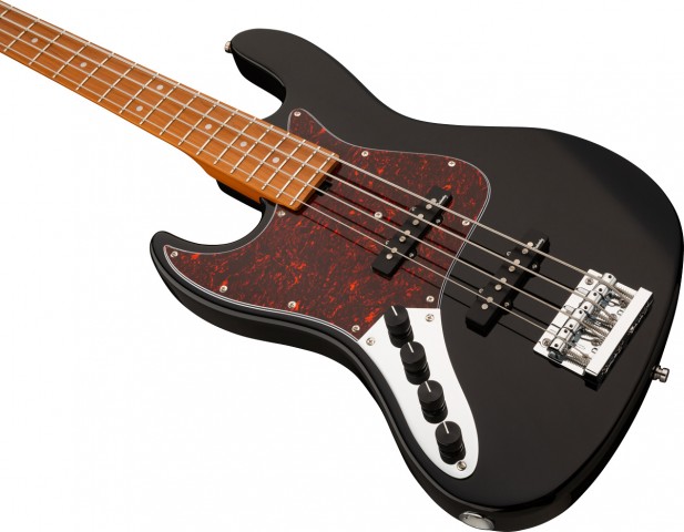 Sadowsky MetroExpress Vintage J/J 21 Perde 4 Telli Bas Gitar – Solid Black High Polish (Solak) küçük görsel 6