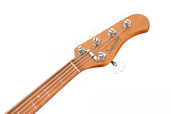 Sadowsky MetroExpress Vintage J/J 21 Perde 5 Telli Bas Gitar – Solid Black High Polish küçük görsel 9