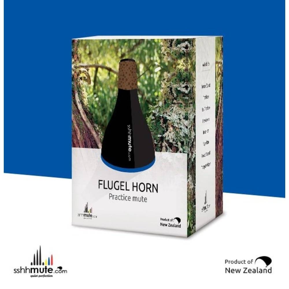 sshhmute Practice Mute Flugelhorn Surdini küçük görsel 2