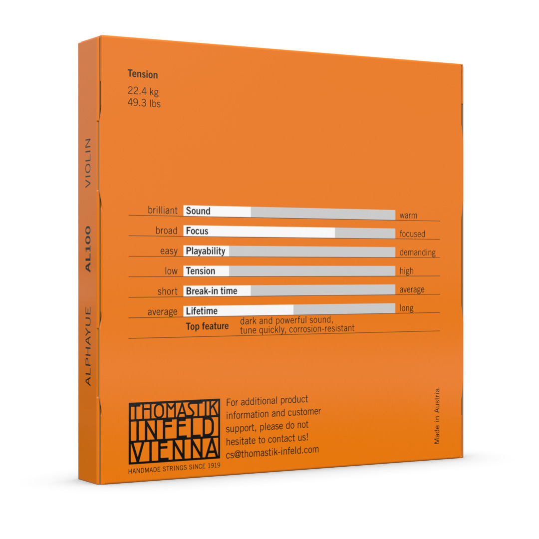 Thomastik Infield Alphayue AL100 3/4 Keman Teli küçük görsel 2