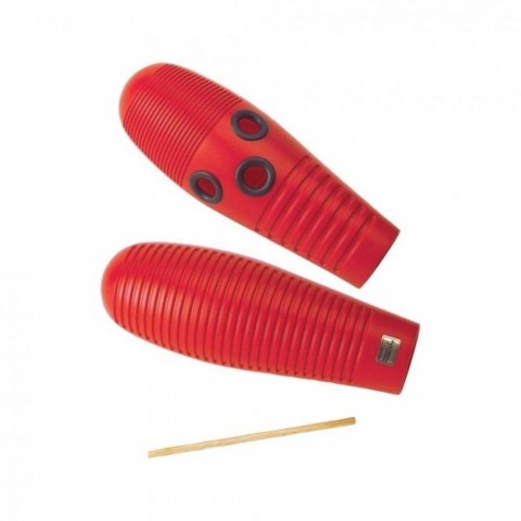 Tycoon TPG-R Plastik Guiro Kırmızı küçük görsel 2