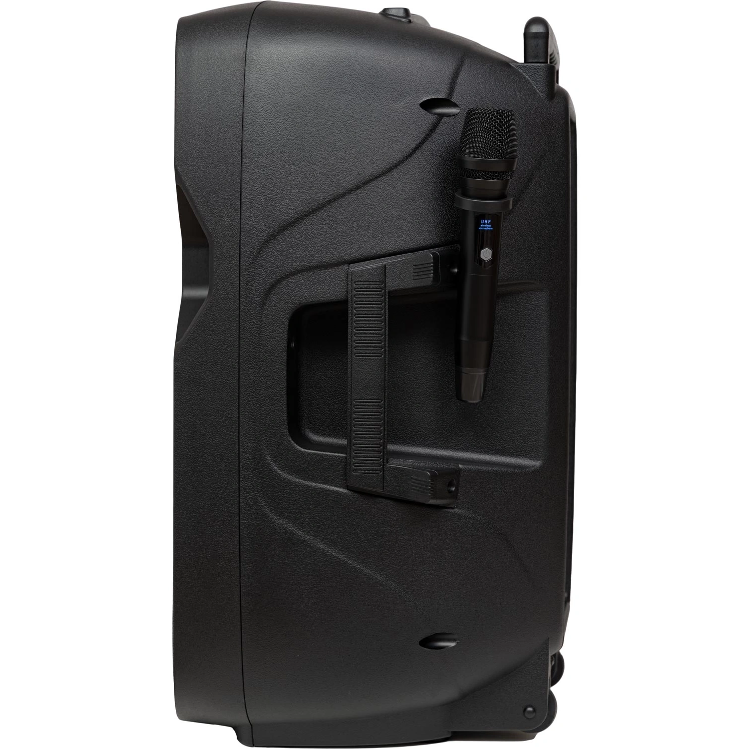 Valler S1150 Portatif Taşınabilir Aktif Amfi Hoparlörlü Kablosuz Çift El Mikrofonlu Ses Sistemi küçük görsel 5