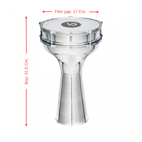 Vatan 102AL 2 Numara Alüminyum Darbuka küçük görsel 5