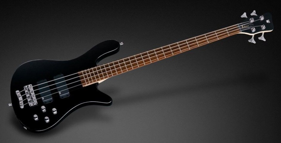 Warwick RockBass Streamer Standard Solid Black High Polish 4 Telli Bas Gitar küçük görsel 4