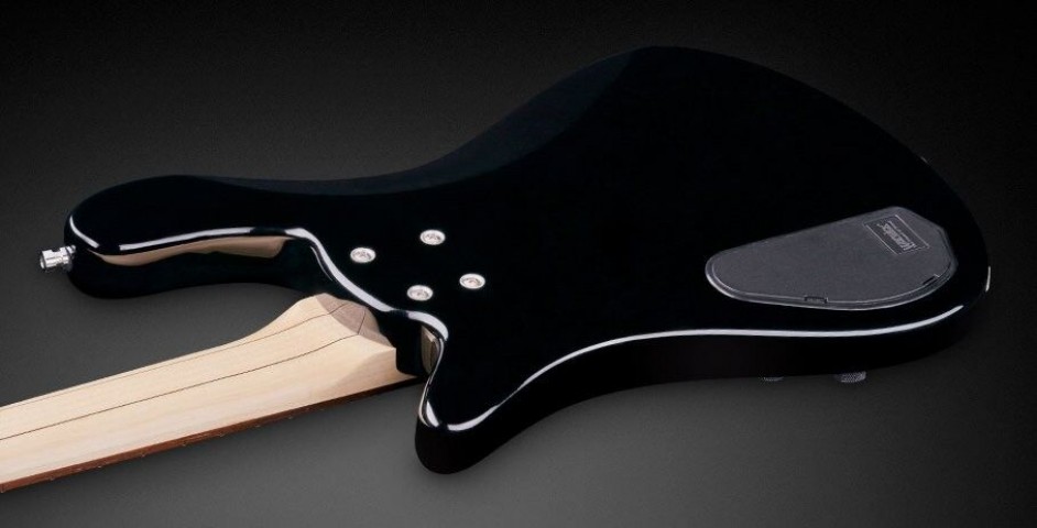 Warwick RockBass Streamer Standard Solid Black High Polish 4 Telli Bas Gitar küçük görsel 6
