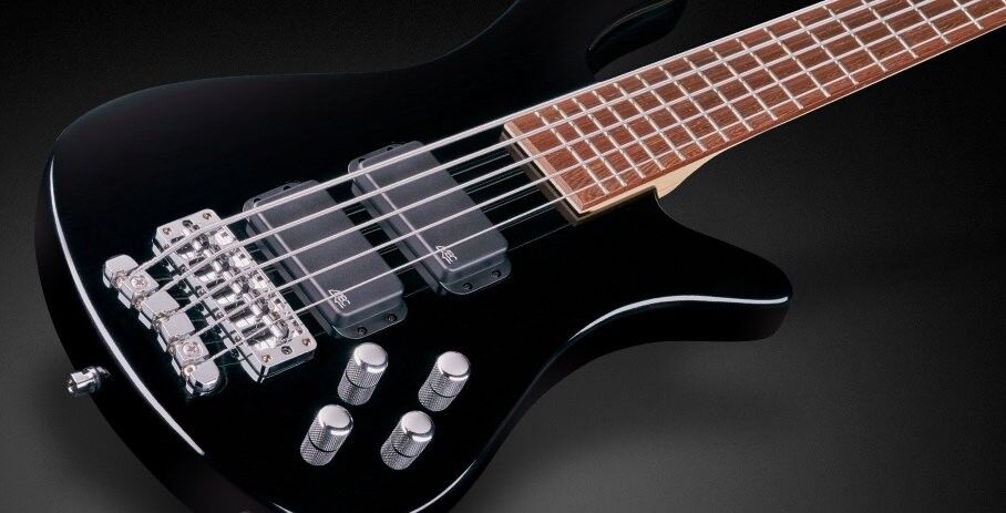 Warwick RockBass Streamer Standard Solid Black High Polish 5 Telli Bas Gitar küçük görsel 2