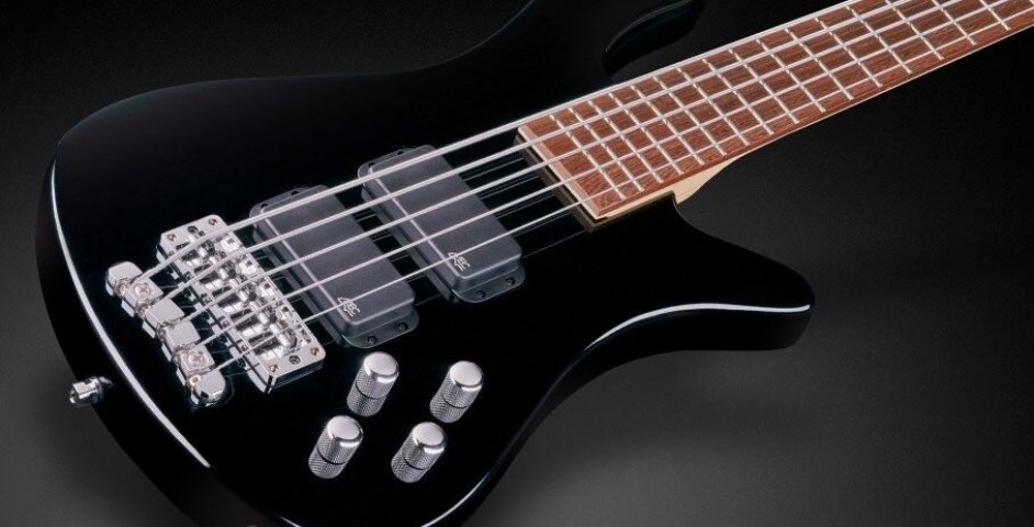 Warwick RockBass Streamer Standard Solid Black High Polish 5 Telli Bas Gitar küçük görsel 5