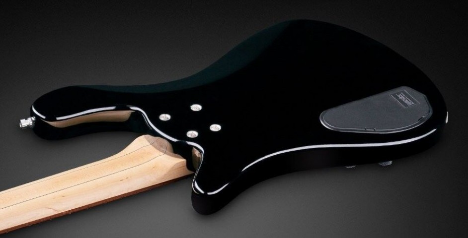 Warwick RockBass Streamer Standard Solid Black High Polish 5 Telli Bas Gitar küçük görsel 6