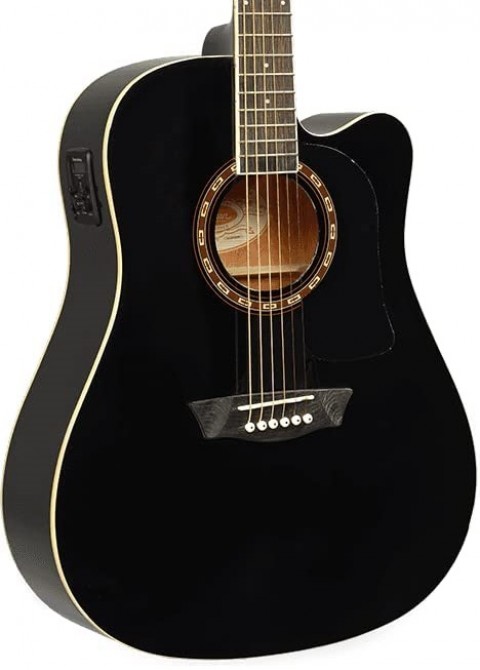 Washburn AD5CEB Siyah Elektro Akustik Gitar Paketi küçük görsel 9