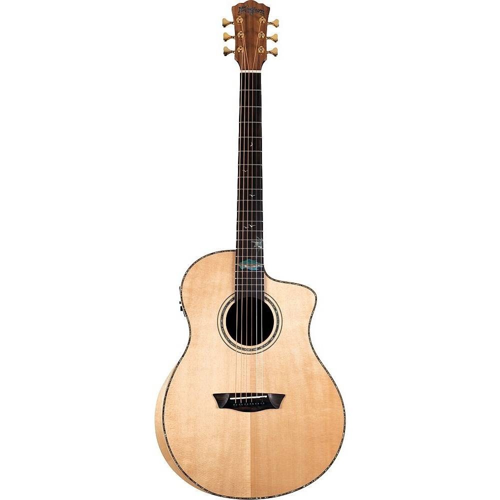 Washburn Bella Tono Allure SC56SCE Elektro Akustik Gitar küçük görsel 3