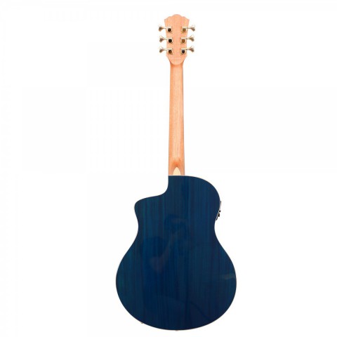 Washburn BTA-BLUBCE Bella Tono Vite Alure Burl Elektro Akustik Gitar küçük görsel 9