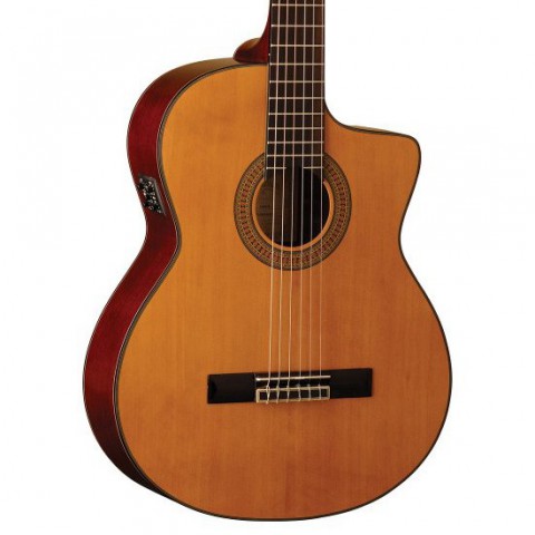 Washburn C64SCE Elektro Klasik Gitar küçük görsel 8