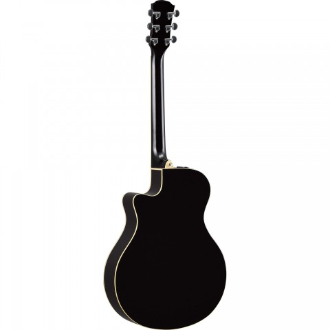Yamaha APX600BL Thin-Line Cutaway Siyah Elektro Akustik Gitar küçük görsel 9