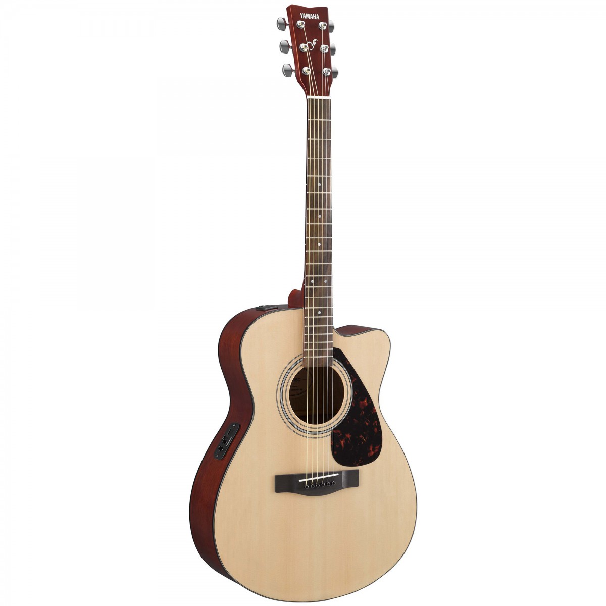 Yamaha FSX315C Naturel Elektro Akustik Gitar küçük görsel 4