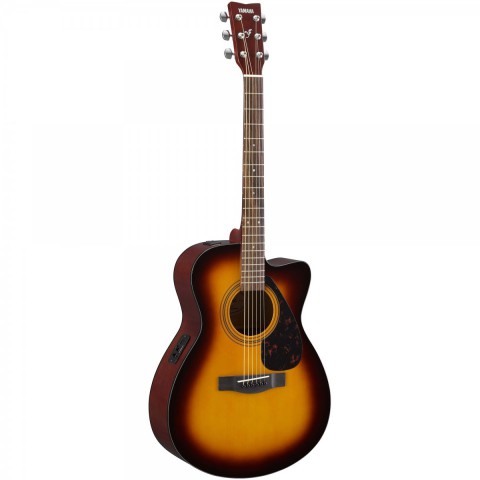 Yamaha FSX315C Tobacco Sunburst Elektro Akustik Gitar küçük görsel 5